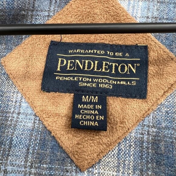 Pendleton Ladies' Fuzzy Zip Jacket Coat Teddy Bear Fall Winter Sherpa Fleece med - Picture 6 of 15